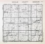 Dekalb County, Polk, Grant, Dallas, Sherman, Camden, Adams, Washington, Colfax, Missouri State Atlas 1940c